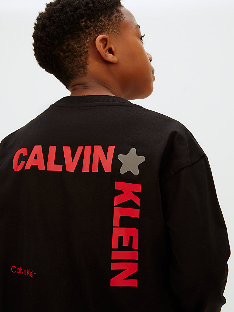 Calvin Klein Siyah Renkli Erkek Çocuk Light Calvin Klein T-shirt