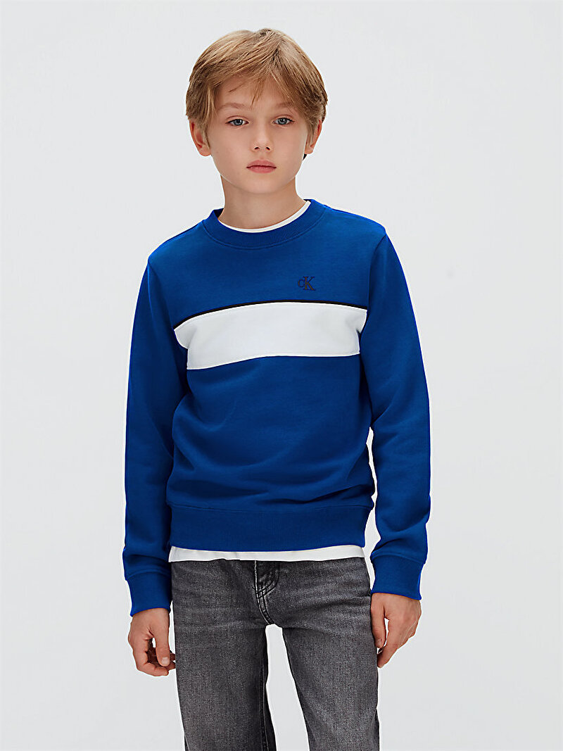 Erkek Çocuk Panel Coloblock Sweatshirt