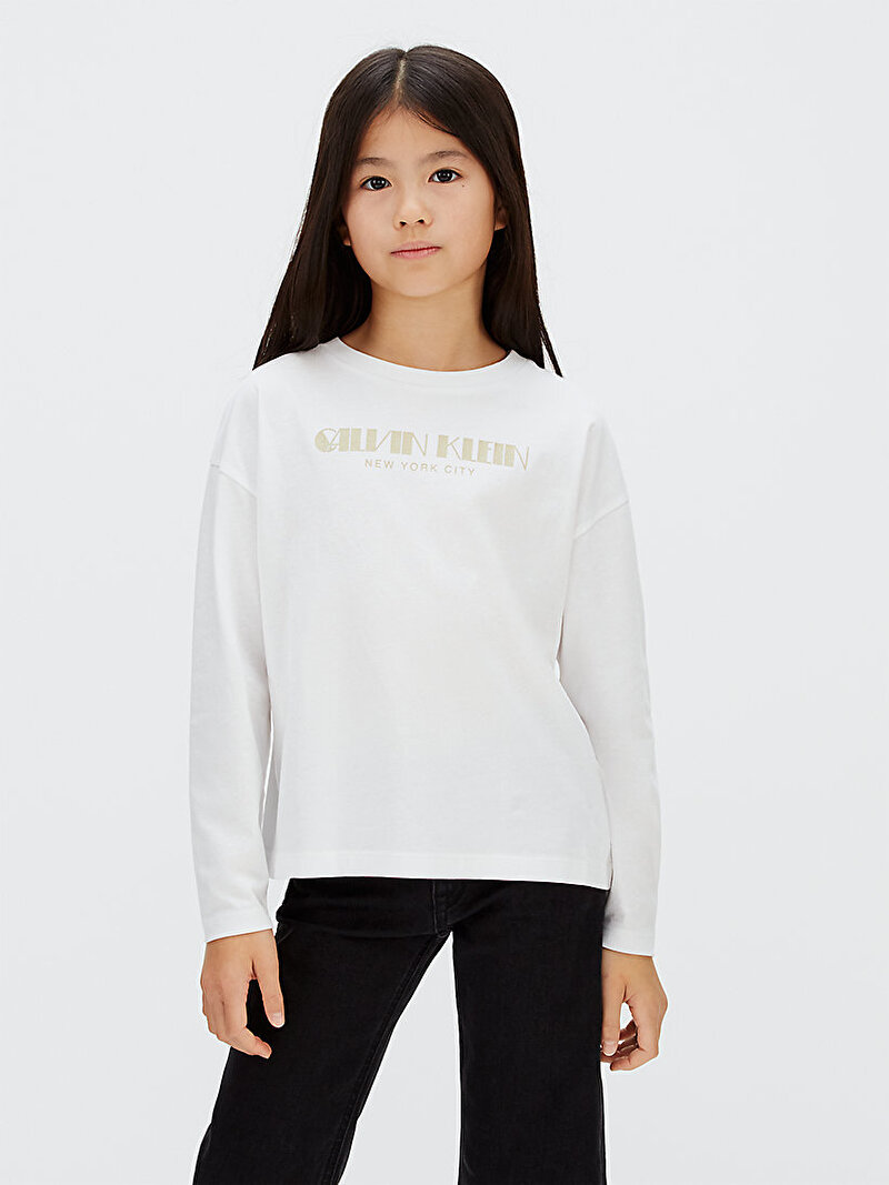 Kız Çocuk Glitter T-shirt