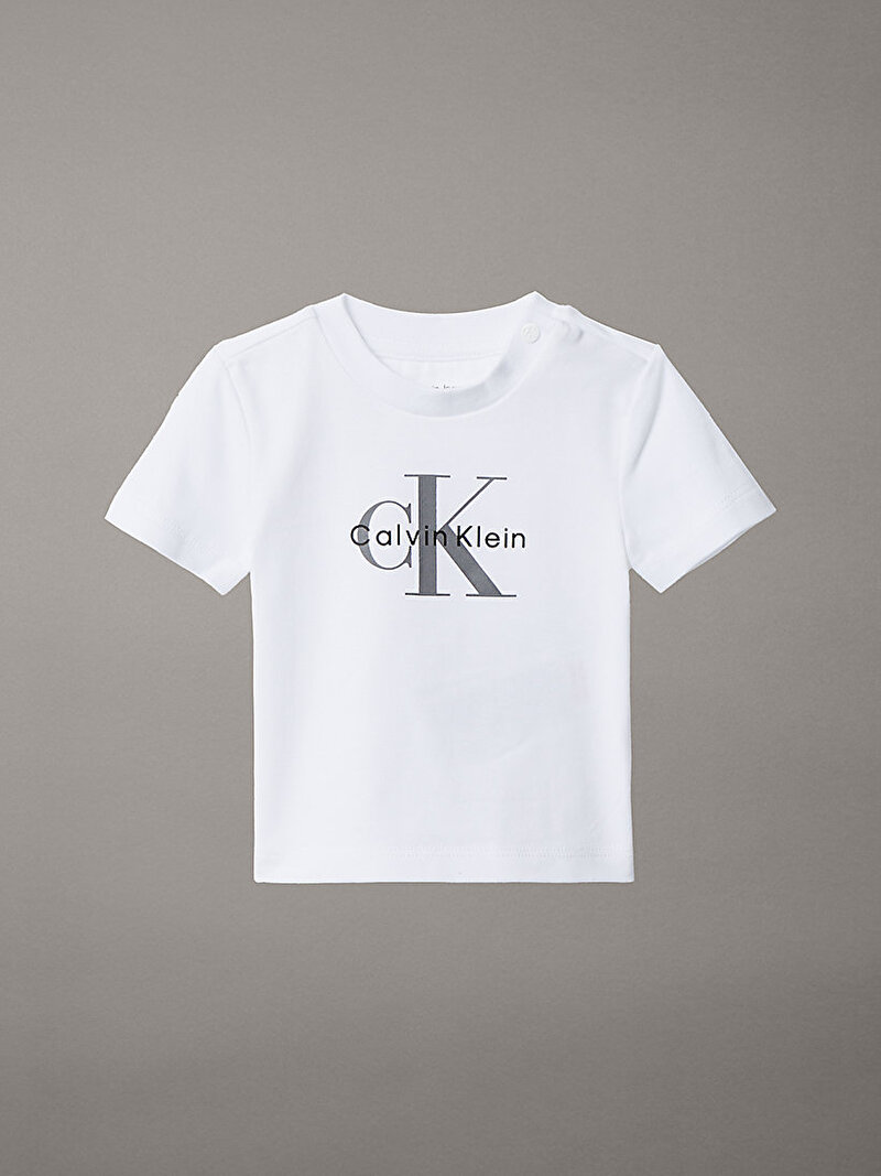 Calvin Klein Siyah Renkli Bebek Monogram T-shirt Hediye Seti