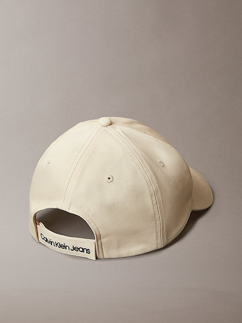 Calvin Klein Bej Renkli Çocuk Unisex Monogram Baseball Şapka