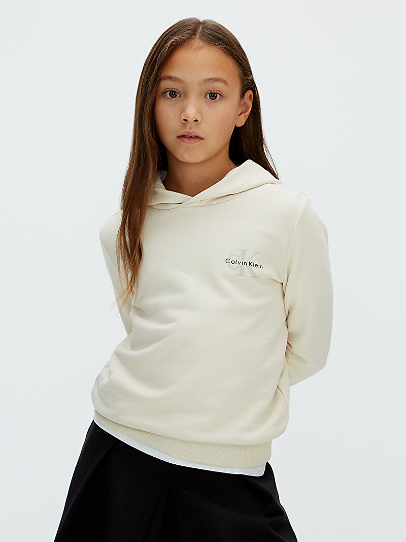 Çocuk Unisex Small Monogram Hoodie