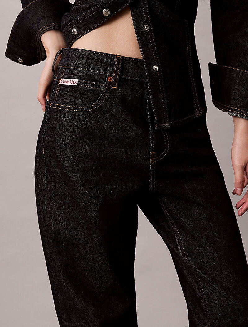 Calvin Klein Lacivert Renkli Kadın The Staright Boot Jean Pantolon