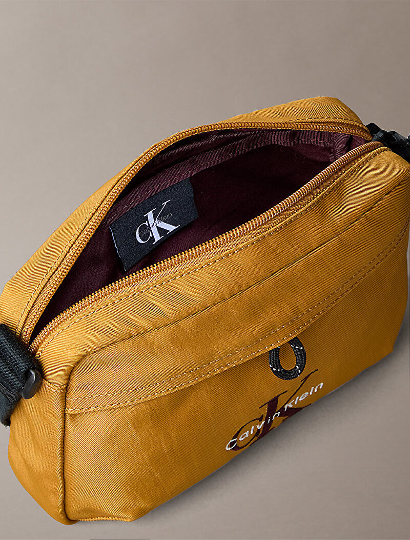 Calvin Klein Sarı Renkli Erkek Bold Camera Çanta
