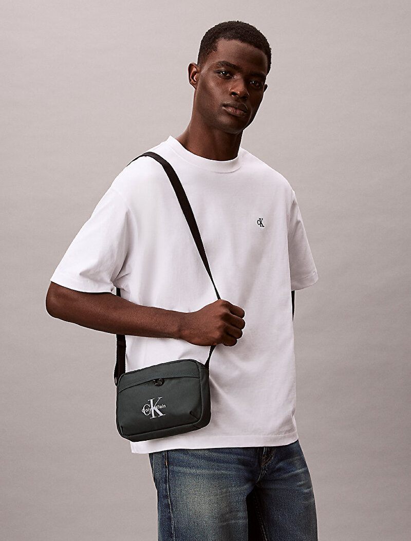 Calvin Klein Yeşil Renkli Erkek Bold Camera Çanta