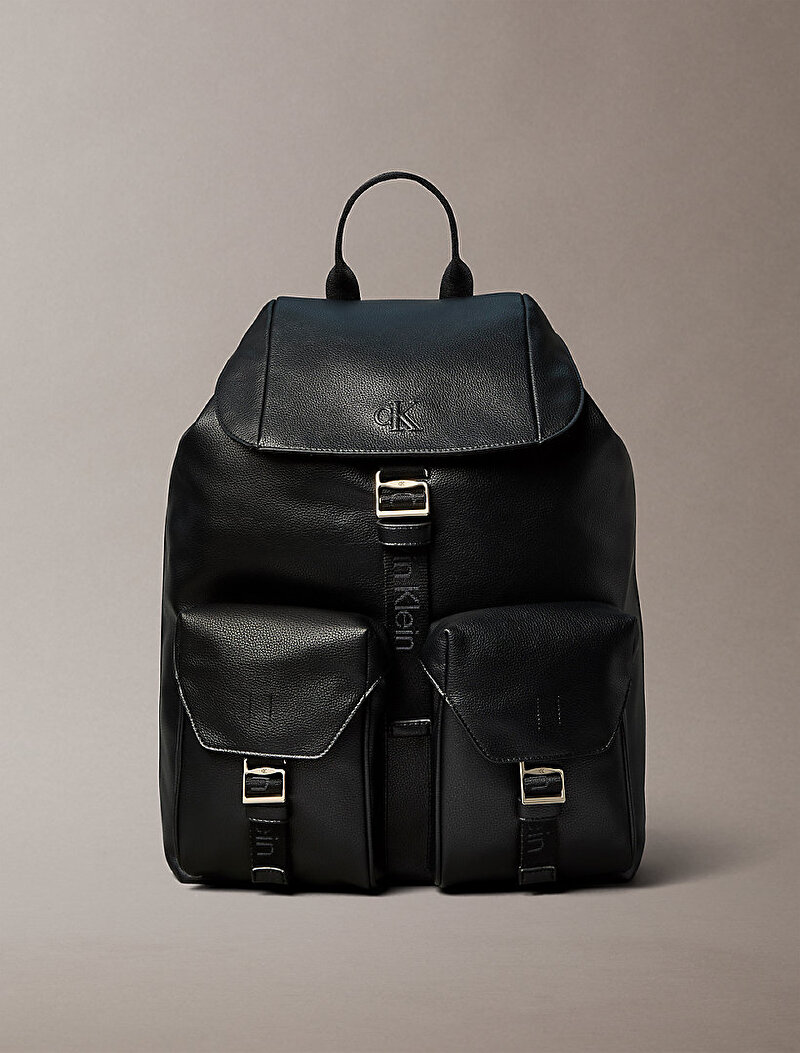 Erkek Webbing Strap Flag Sırt Çantası