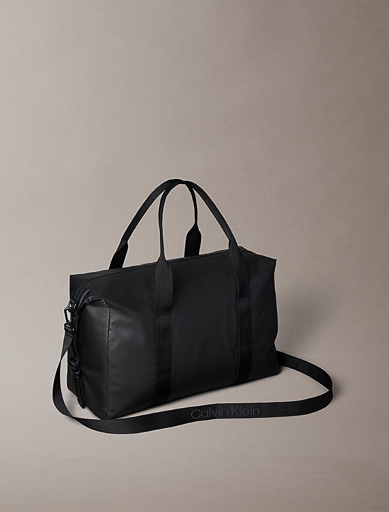 Calvin Klein Siyah Renkli Erkek Puffer Utility Duffle Çanta