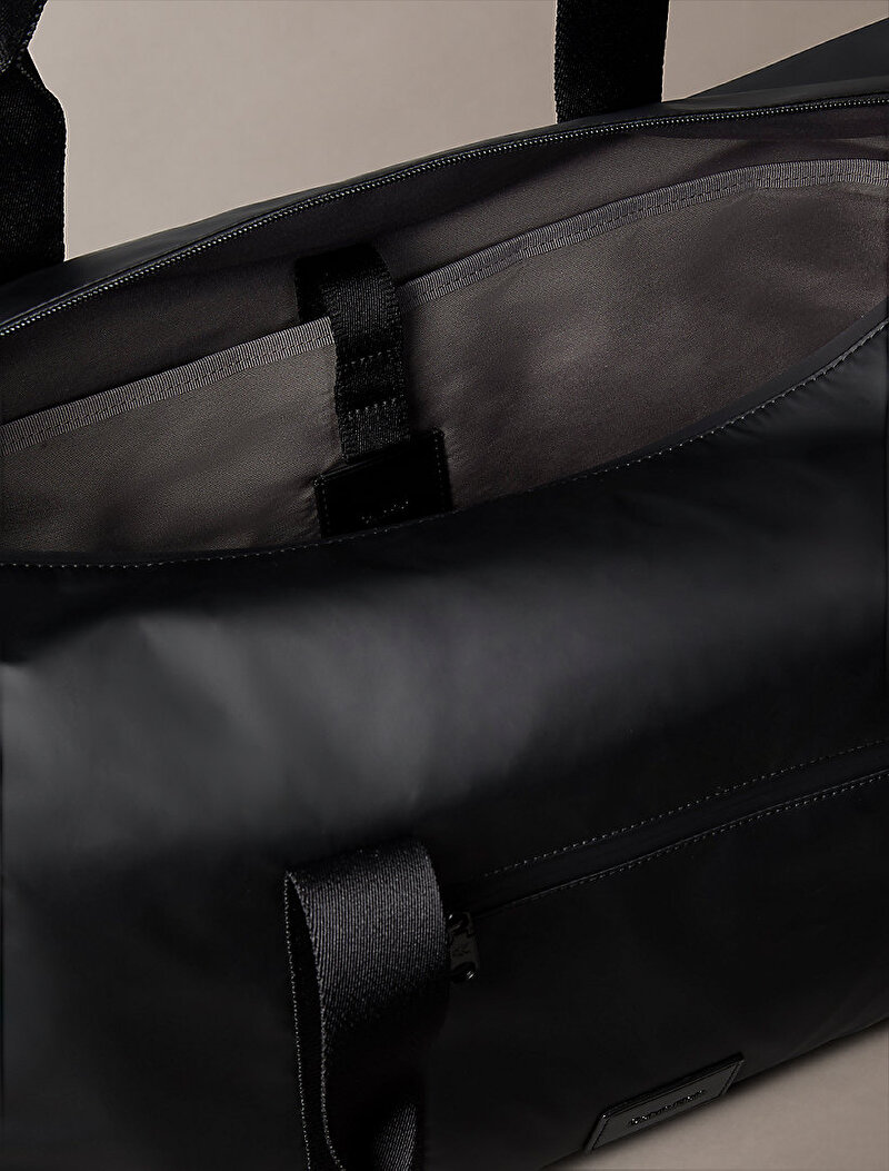 Calvin Klein Siyah Renkli Erkek Puffer Utility Duffle Çanta