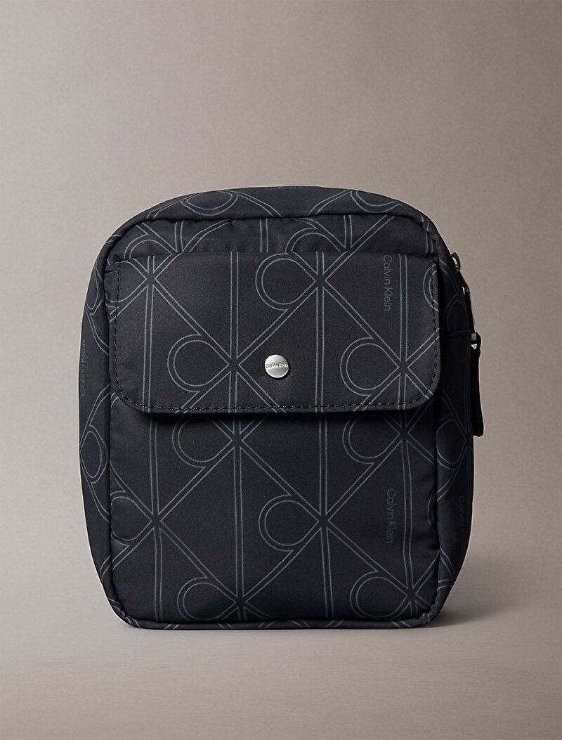 Calvin Klein Siyah Renkli Erkek Printed Emblem Sırt Çantası