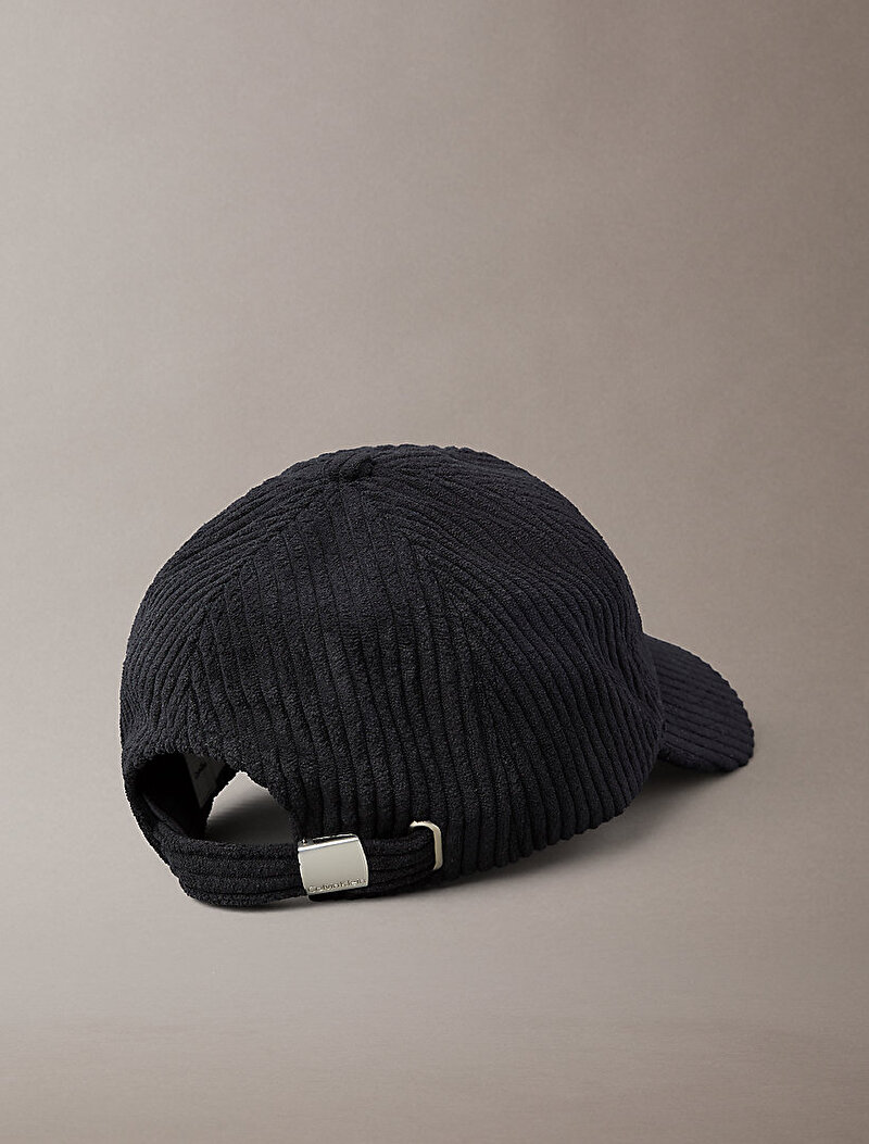 Calvin Klein Siyah Renkli Erkek Felt Monogram Şapka