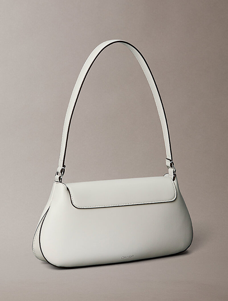 Calvin Klein Beyaz Renkli Kadın Hardware Omuz Çantası