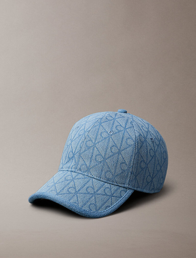 Kadın Denim Emblem Burnout Şapka