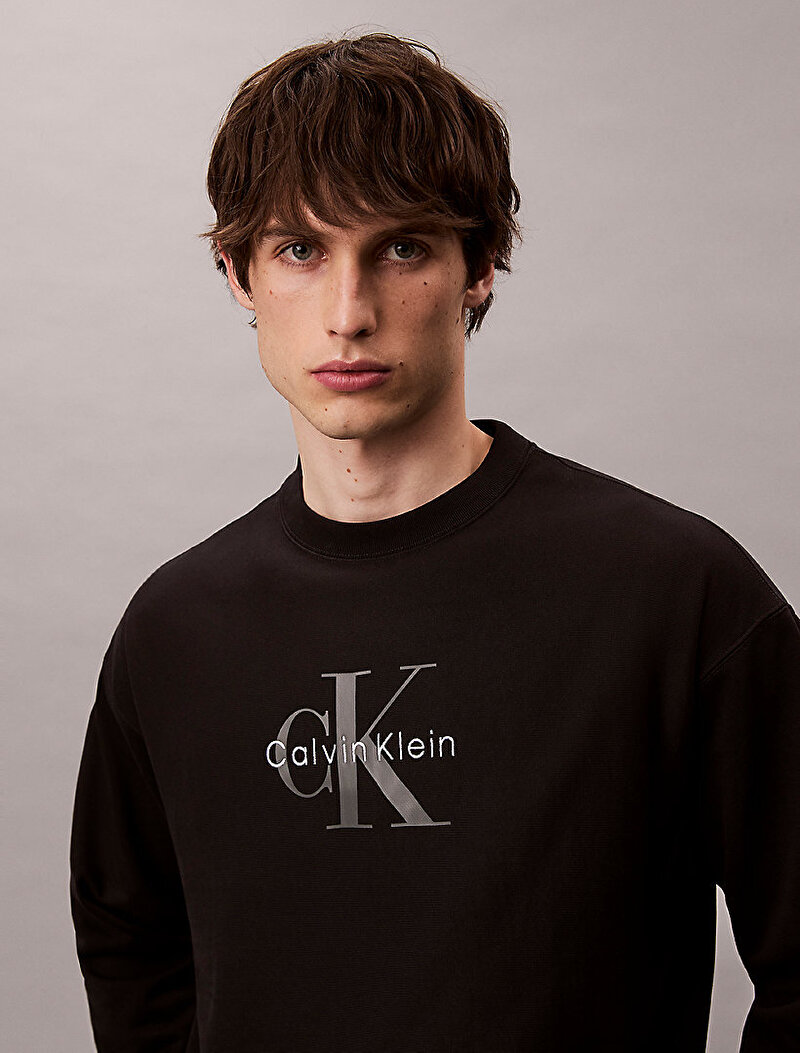 Erkek Premium Terry Monogram Sweatshirt