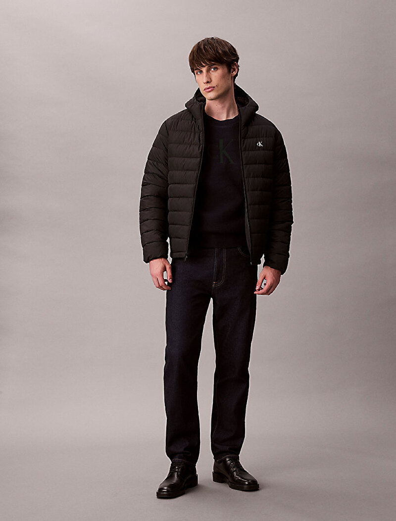 Calvin Klein Siyah Renkli Erkek 5 Pocket 90s Taper Jean Pantolon