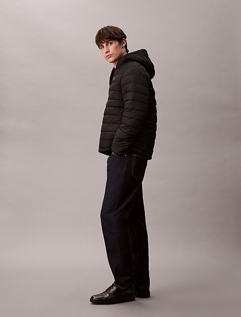 Calvin Klein Siyah Renkli Erkek 5 Pocket 90s Taper Jean Pantolon