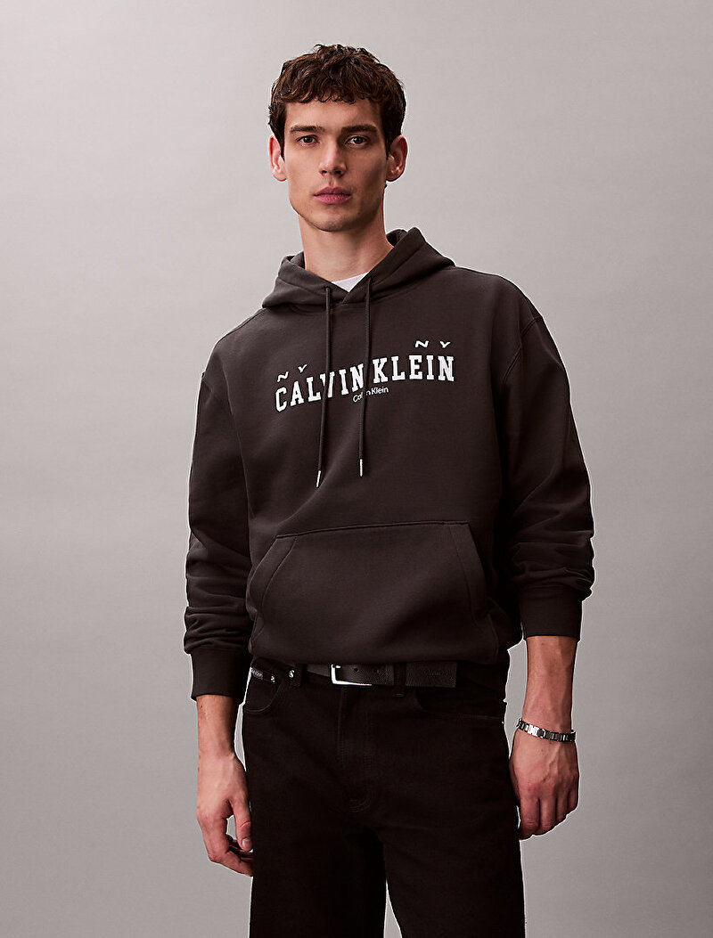 Calvin Klein Siyah Renkli Erkek 350 Fleece Sweatshirt