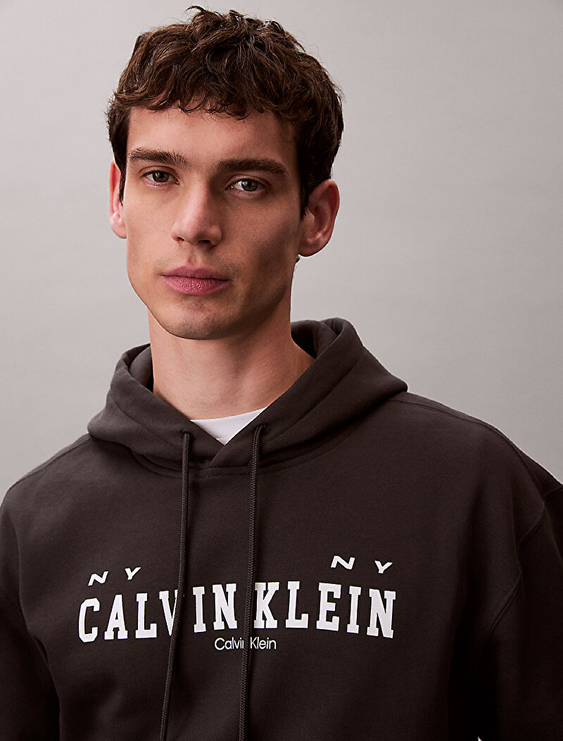 Calvin Klein Siyah Renkli Erkek 350 Fleece Sweatshirt
