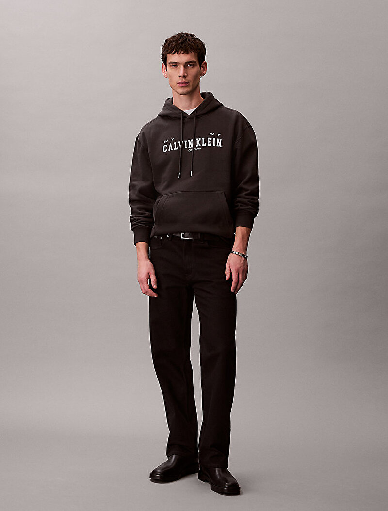 Calvin Klein Siyah Renkli Erkek 350 Fleece Sweatshirt