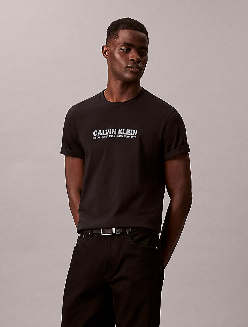 Calvin Klein Siyah Renkli Erkek 30s T-shirt