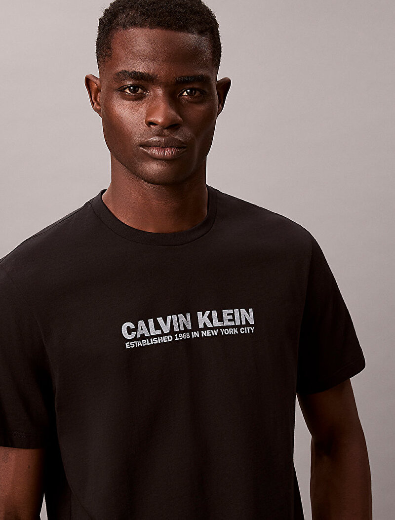 Calvin Klein Siyah Renkli Erkek 30s T-shirt