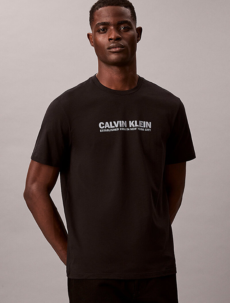 Calvin Klein Siyah Renkli Erkek 30s T-shirt