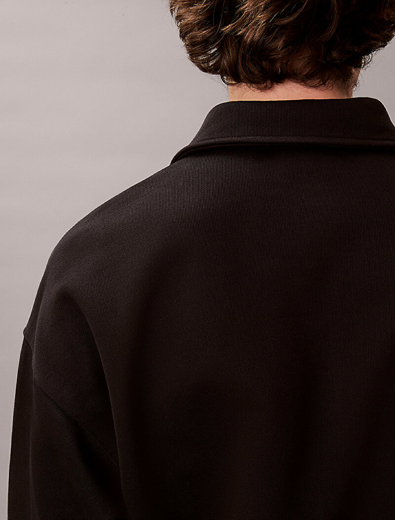 Calvin Klein Siyah Renkli Erkek Weight Terry Sweatshirt