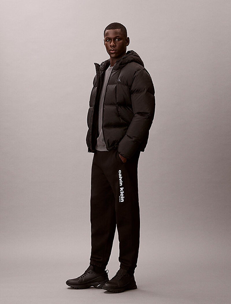 Calvin Klein Siyah Renkli Erkek Retro Graphic Jogger Eşofman Altı