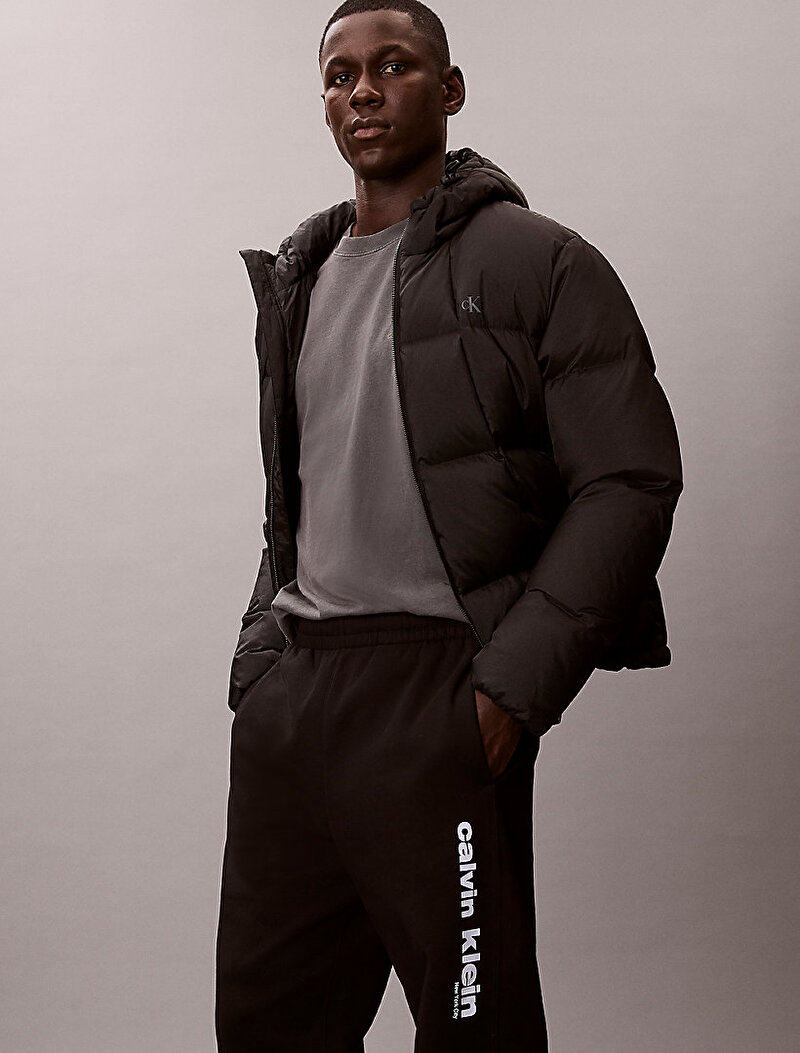 Calvin Klein Siyah Renkli Erkek Retro Graphic Jogger Eşofman Altı