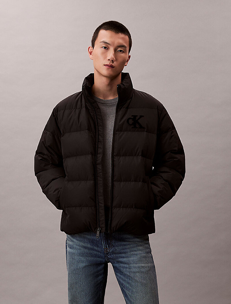 Calvin Klein Siyah Renkli Erkek Chenille Stand Mont