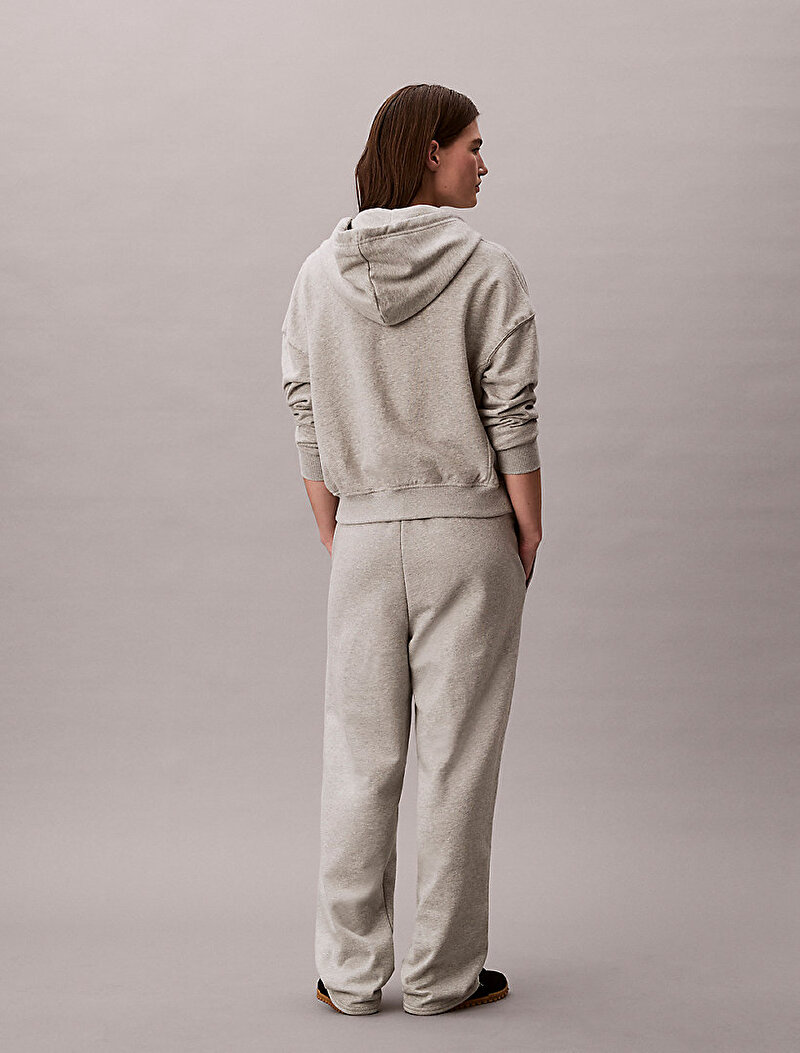 Calvin Klein Gri Renkli Kadın Straight Leg Eşofman Altı