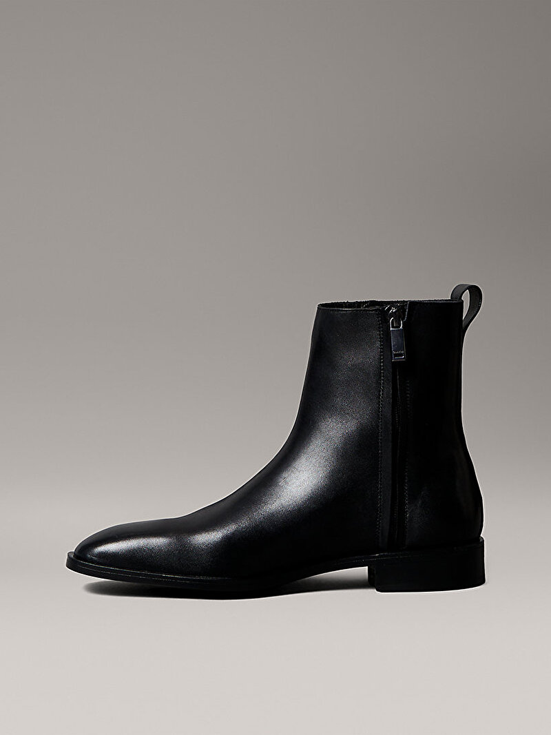 Calvin Klein Siyah Renkli Erkek Slim Clean Zip Bot