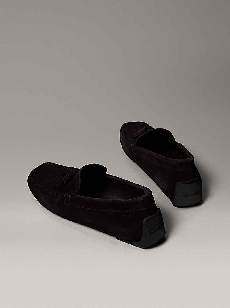 Calvin Klein Kahverengi Renkli Erkek Driver Tassels Loafer