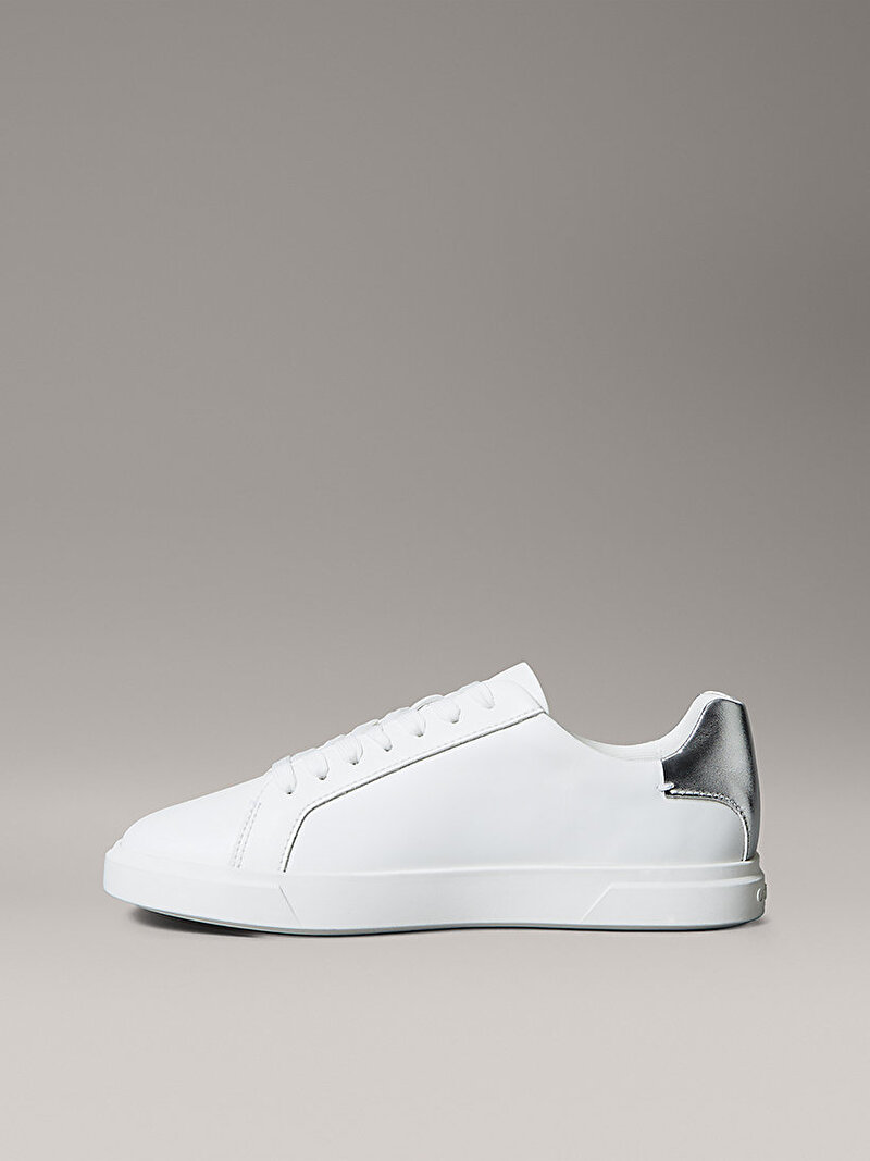 Calvin Klein Beyaz Renkli Kadın Low Pro Cups Laceup Sneaker