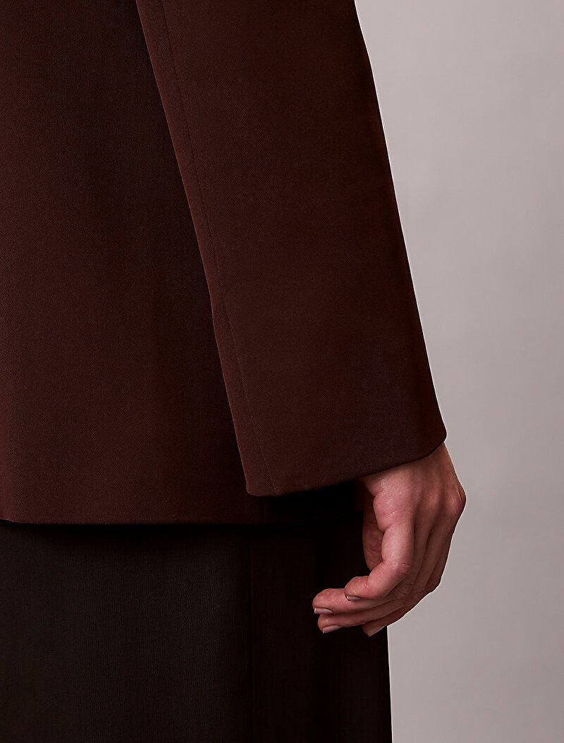 Calvin Klein Kahverengi Renkli Kadın Hero Blazer