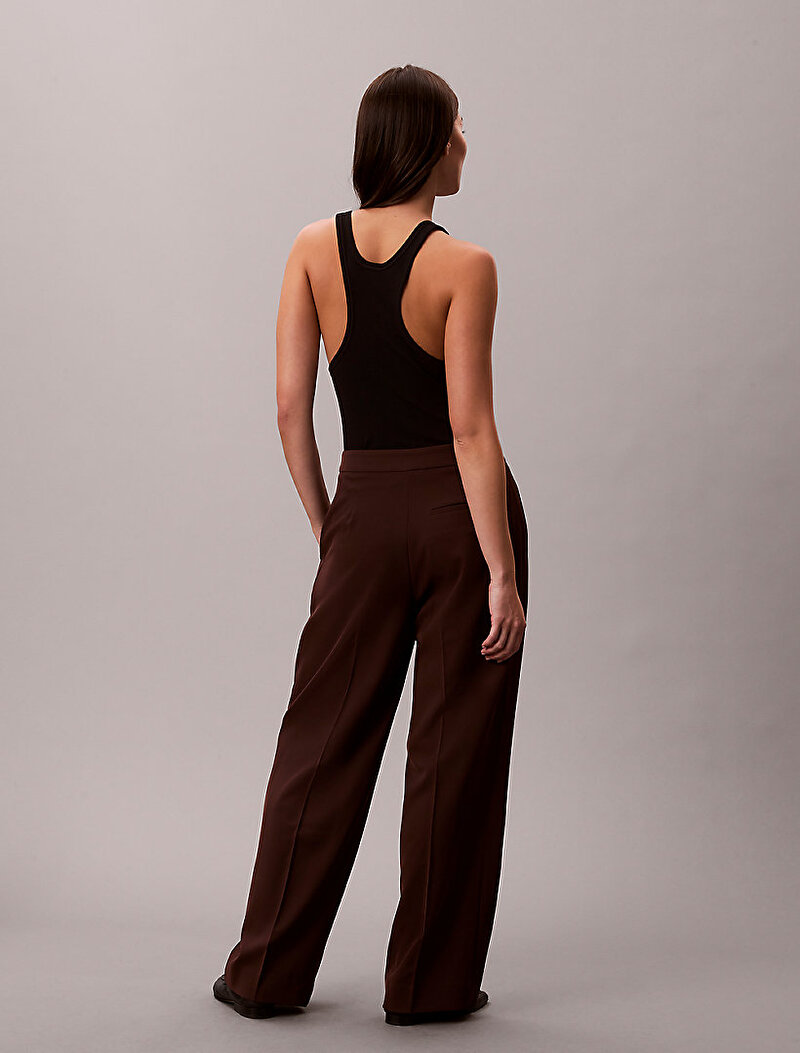 Calvin Klein Kahverengi Renkli Kadın Hero Tailored Pantolon