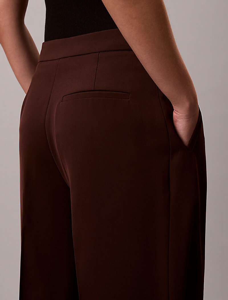 Calvin Klein Kahverengi Renkli Kadın Hero Tailored Pantolon