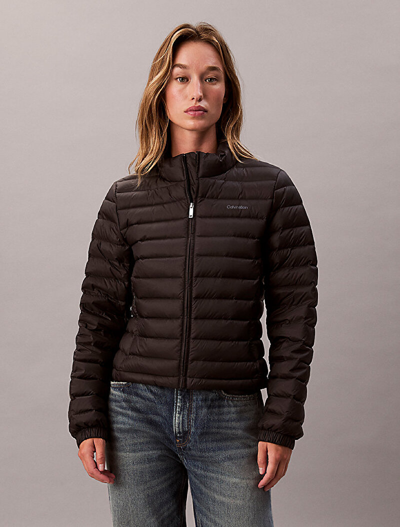 Calvin Klein Siyah Renkli Kadın Ultra Lightweight Mont