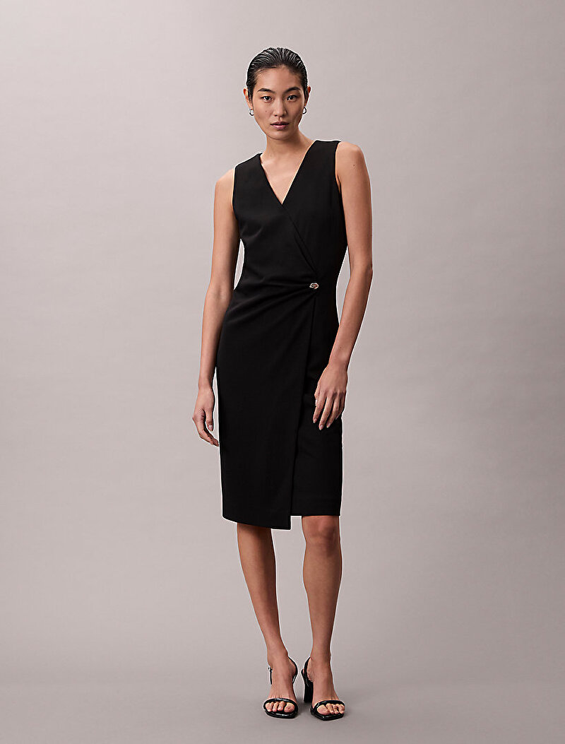 Kadın Stretch Crepe Elbise