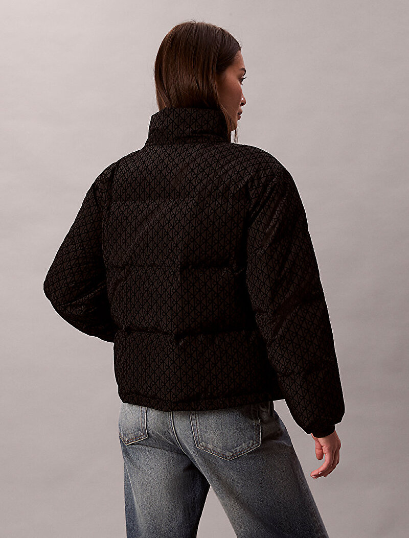 Calvin Klein Siyah Renkli Kadın Mid Weight Mont