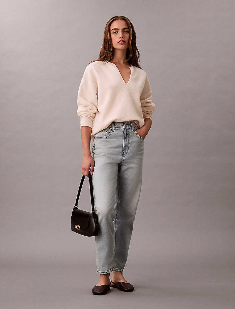 Kadın Taper Jean Pantolon