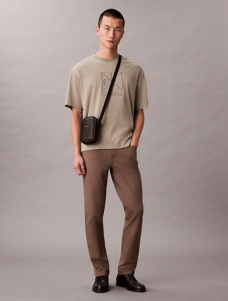 Calvin Klein Siyah Renkli Erkek Raised Slim Reporter Çanta