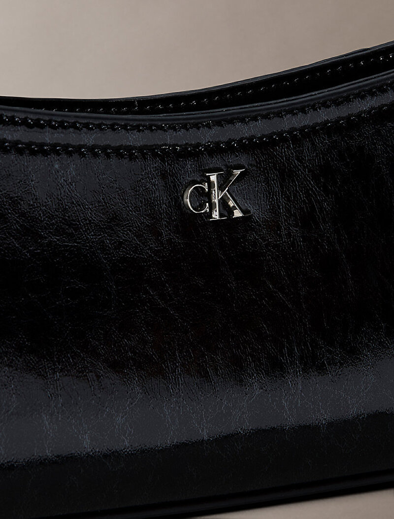 Calvin Klein Siyah Renkli Kadın Ck Metallic Small Omuz Çantası