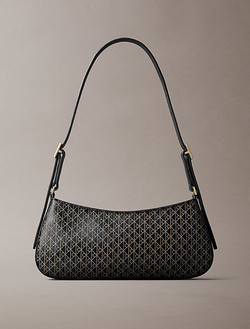 Kadın Emblem Aop Small Omuz Çantası