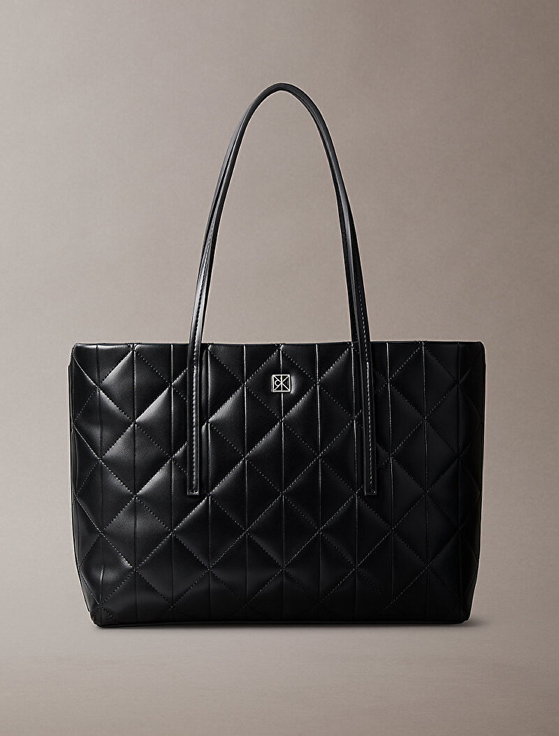 Kadın Quilted Small Tote Çanta