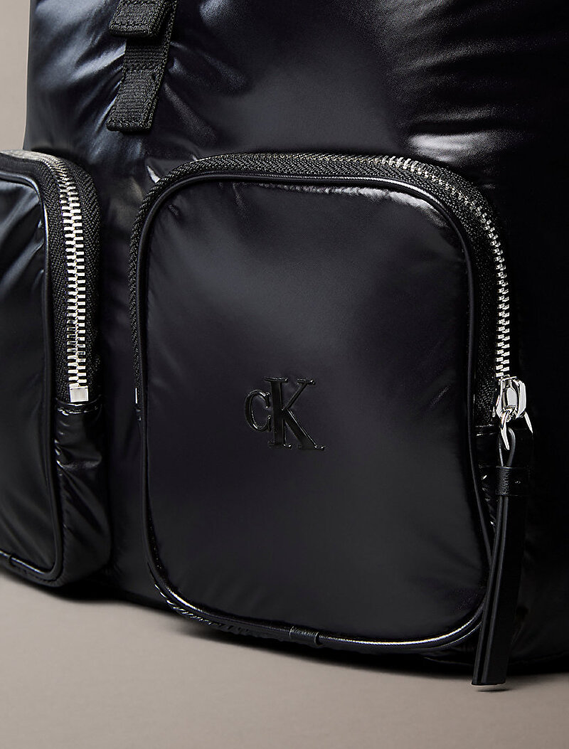 Calvin Klein Siyah Renkli Kadın Pocket Naylon Sırt Çantası