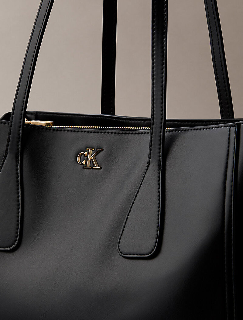 Calvin Klein Siyah Renkli Kadın Ck Medium Work Tote Çanta