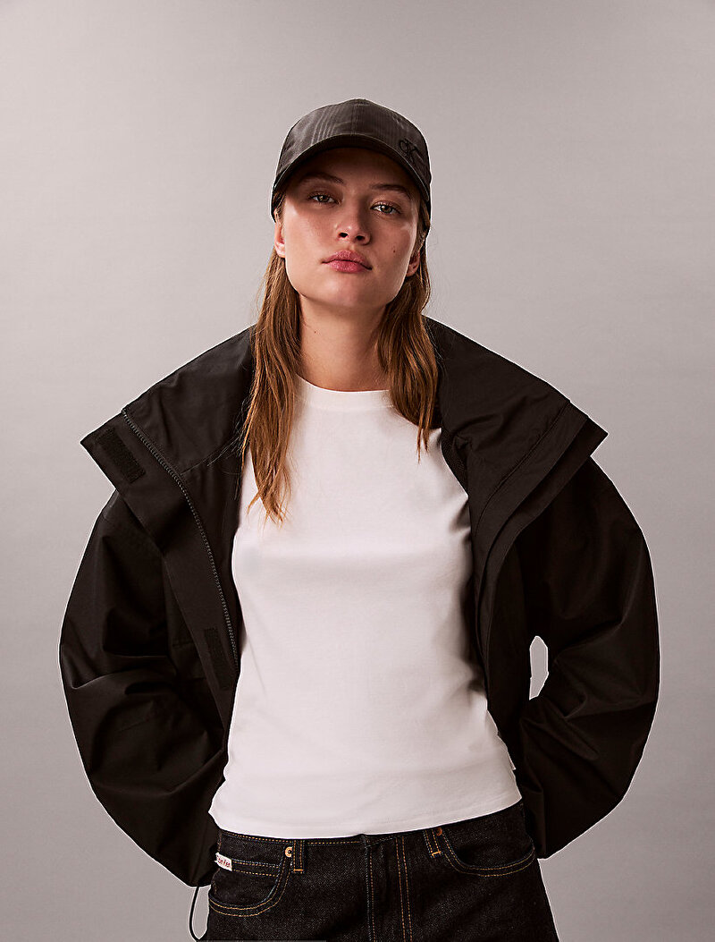 Calvin Klein Siyah Renkli Kadın Monogram Embroidery Şapka