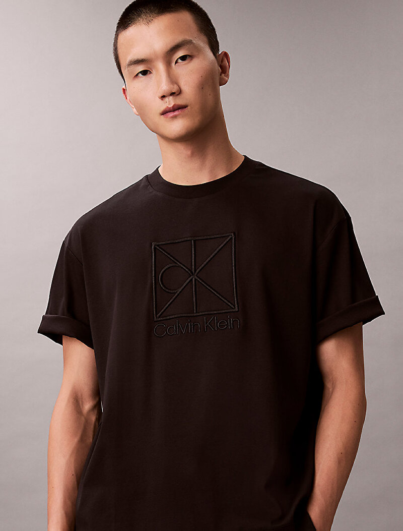 Calvin Klein Siyah Renkli Erkek Rlexed Premium T-shirt