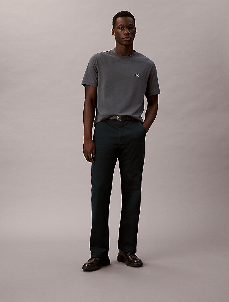 Calvin Klein Lacivert Renkli Erkek 90s Straight Twill Pantolon