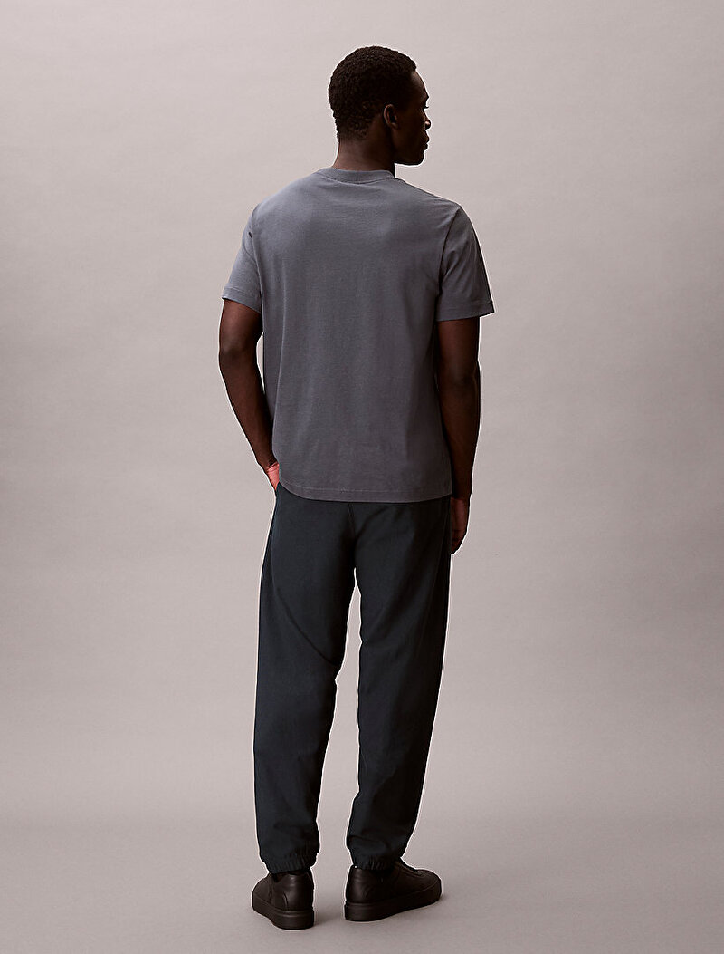 Calvin Klein Lacivert Renkli Erkek Premium Terry Monogram Eşofman Altı